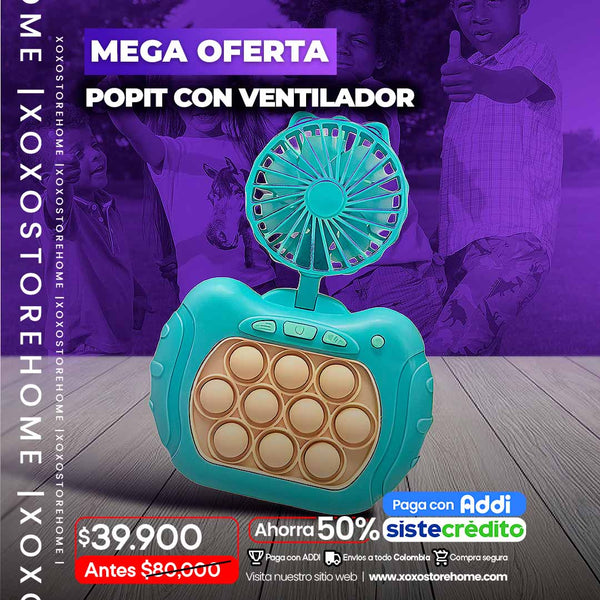 Popit electrico ventilador